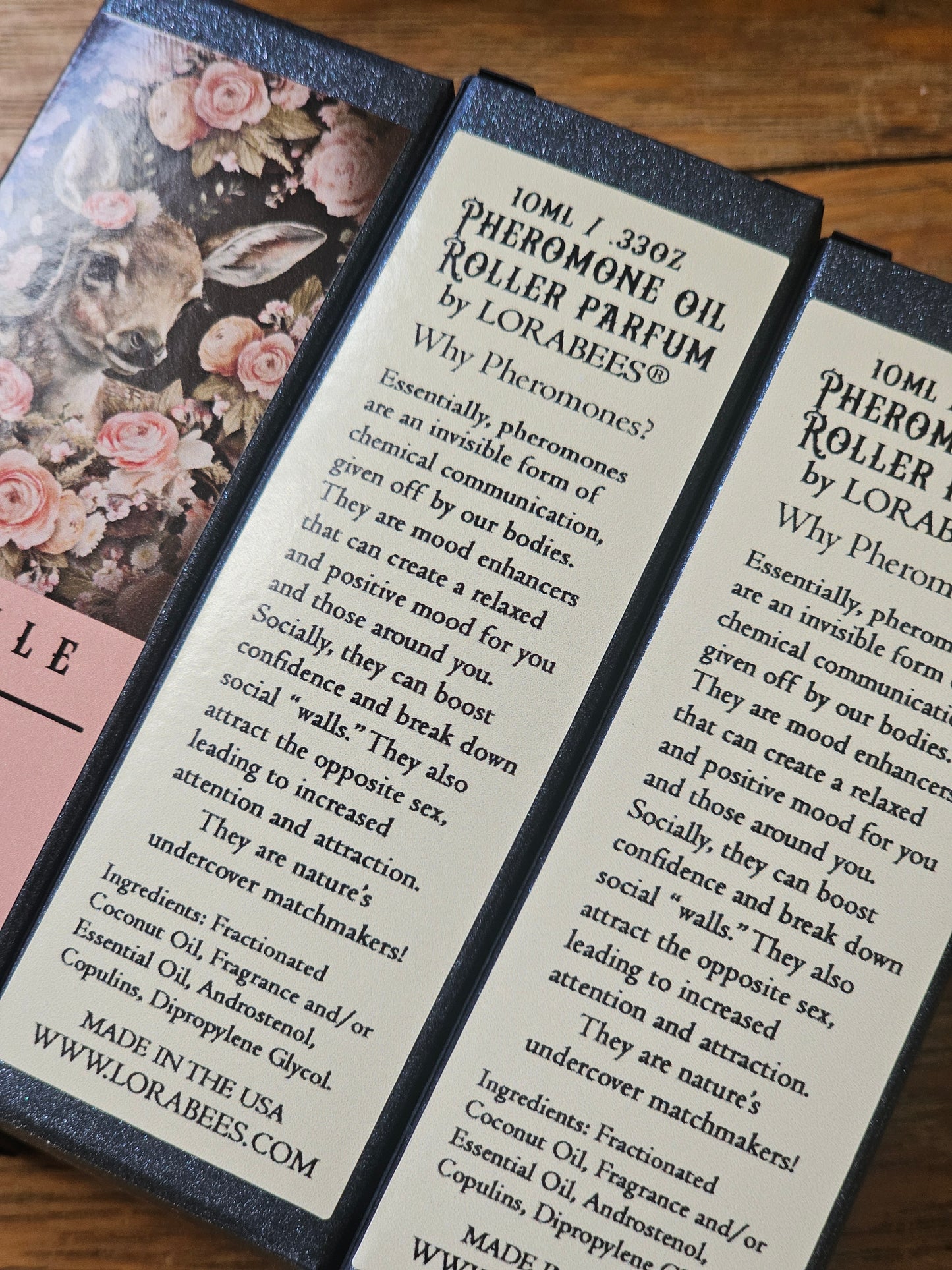 Pheromone oil roller parfumes